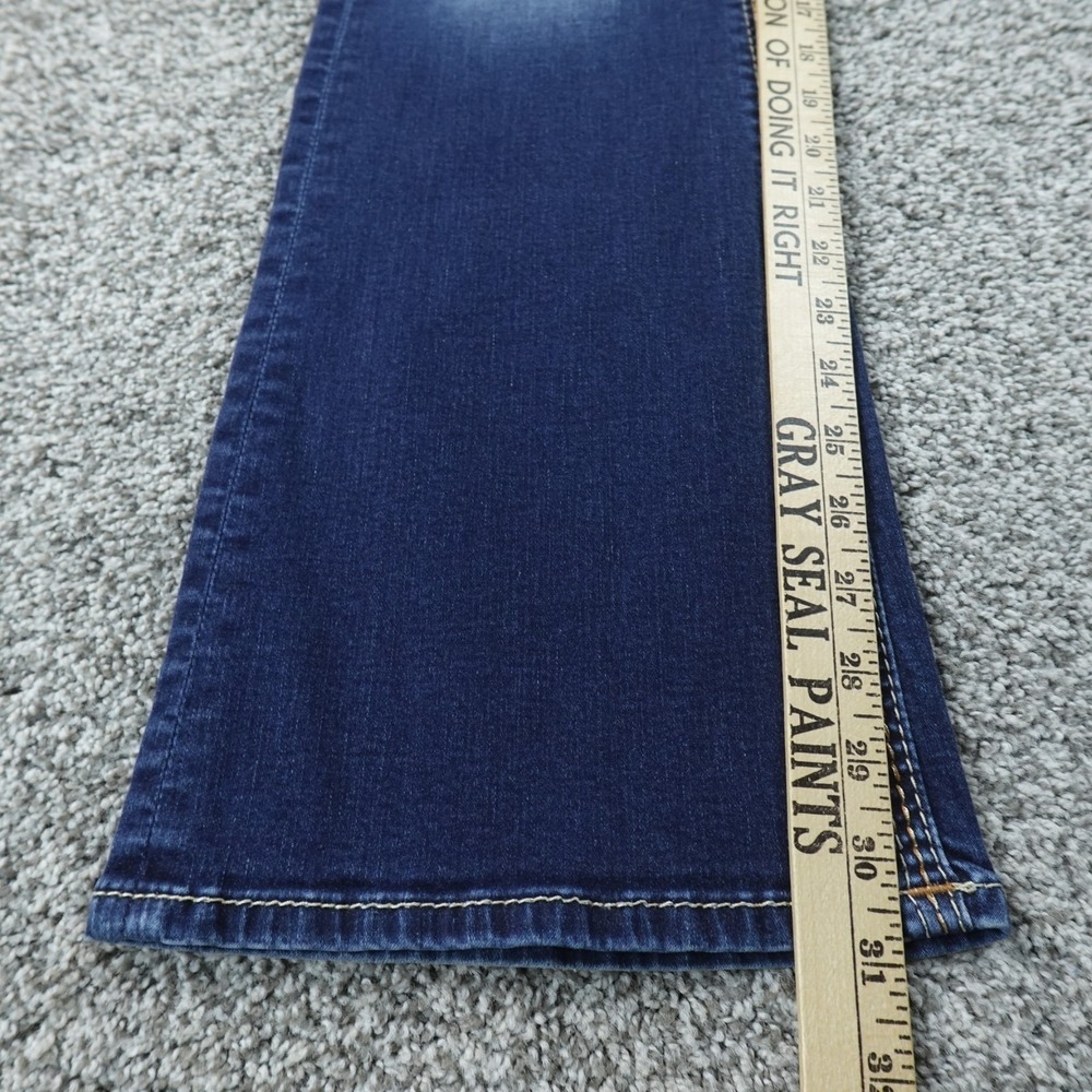 Rock Revival Jeans Womens 30 Dark Blue Denim Pants Easy Boot Betty Flare Stretch - Picture 4 of 15